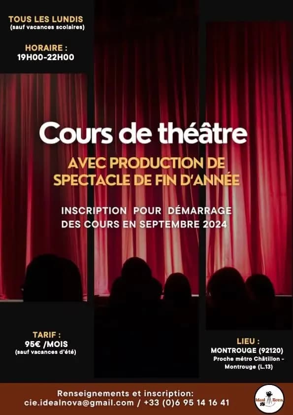 cours de theatre ideal nova